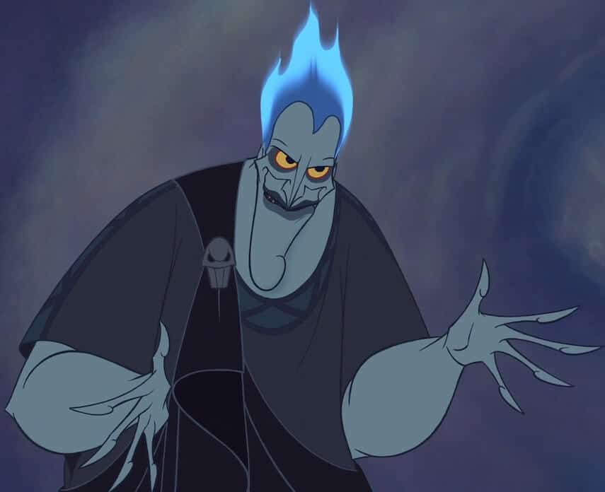 Hades animation from Hercules