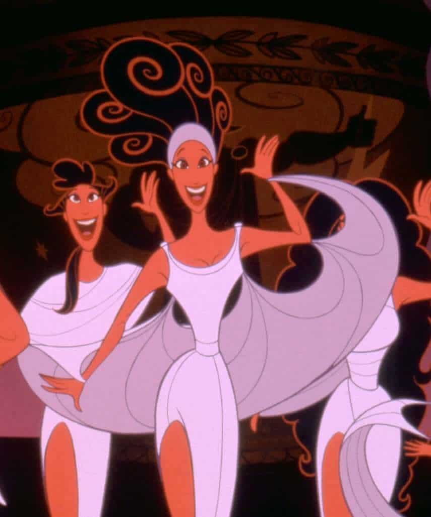 Maidens singing in Hercules
