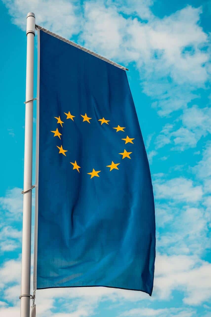 European Flag - Blue flag with circle of yellow stars
