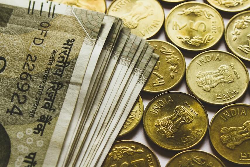 Indian notes and coins
