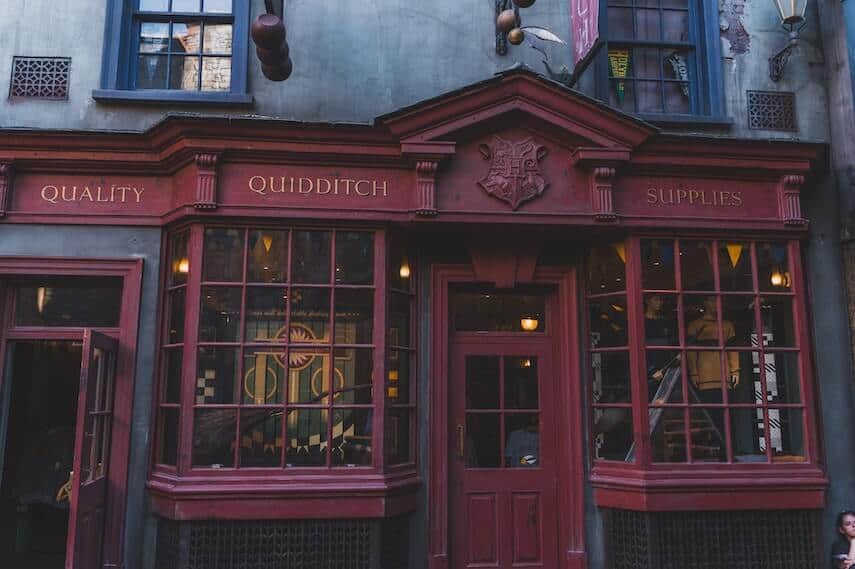 Quidditch Supplies Shopfront