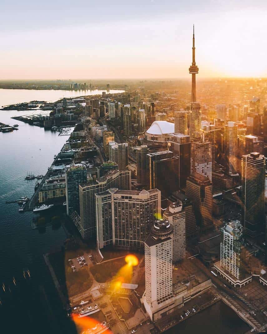 Toronto Skyline at Sunset
