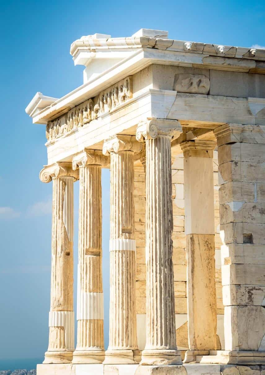 Ancient Greek Columns of the Acropolis
