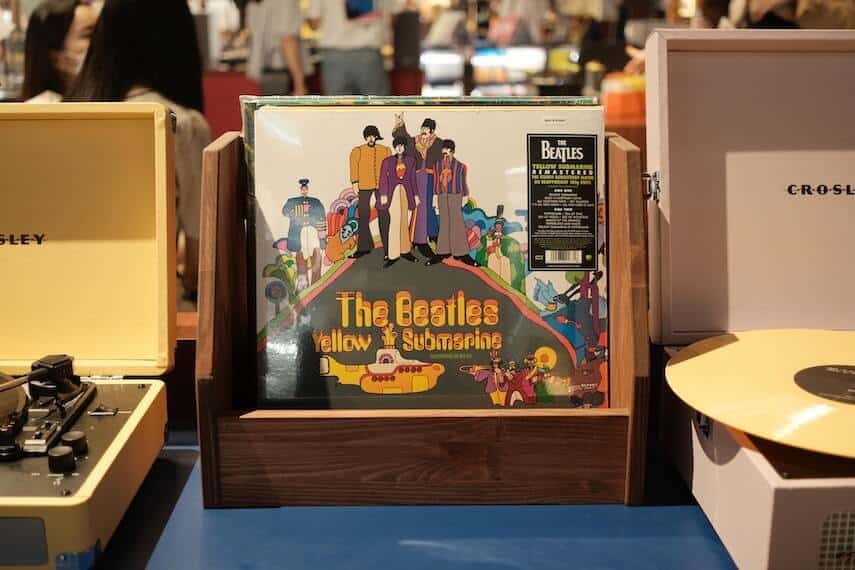 LP Cover of the Beatles Yellow Submarine Album
