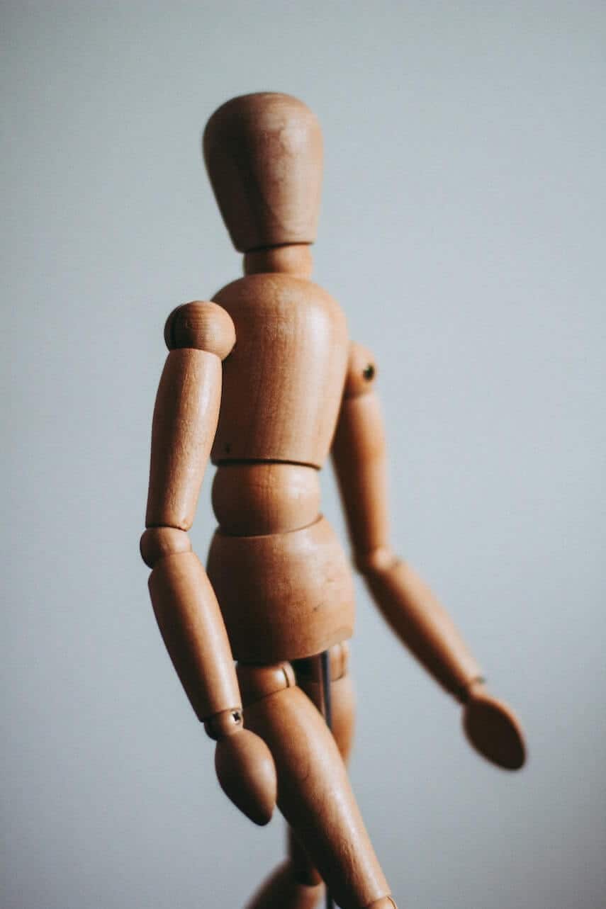 Wooden artists small mannequin