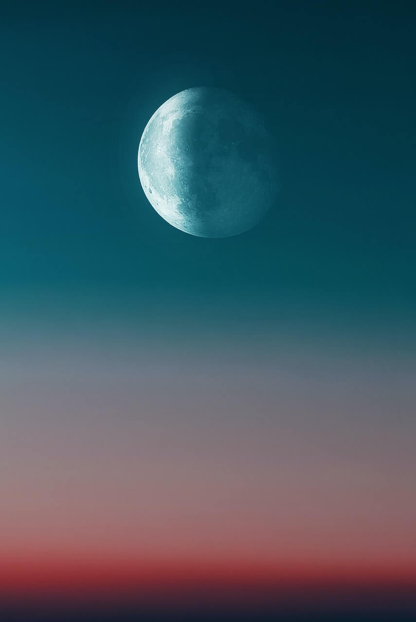 Full Moon in the sky